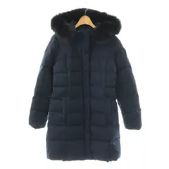 デミルクス ビームス Demi-Luxe BEAMS ダウンコート アウター ロング ジップアップ 38 ネイビー /DO ■OSのサムネイル