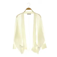 エリオポール heliopole LINEN DOLMAN SLEEVE CARDIGAN カーディガン シアー 38 白 /CX ■OSのサムネイル