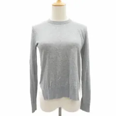 マークバイマークジェイコブス MARC by MARC JACOBS ニット カットソー XS ライトグレー 無地 クルーネック 長袖 レイヤード風 /YS23 ■ECE004のサムネイル