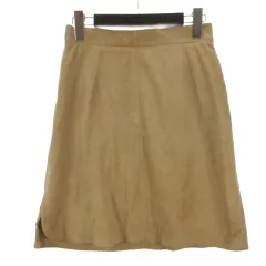 エンポリオアルマーニ EMPORIO ARMANI スエード スカート ミニ 42 ベージュ 260312E ■ECA001 ☆AA★ のサムネイル