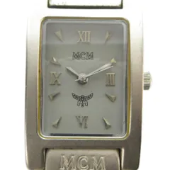 エムシーエム MCM 6991 腕時計 ウォッチ クォーツ ローマン スクエア ロゴ シルバー色 ■GY18 /MQのサムネイル