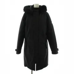 ケープハイツ CAPE HEIGHTS ELLNORA エルノラ ダウンコート ロング フーディ コヨーテファー M 黒 ブラック /KUのサムネイル