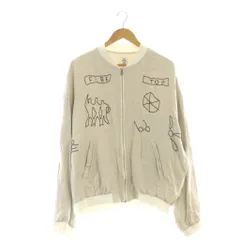 ソーイ SOE SO Satin Bomber YMO Jacket サテンブルゾン 刺繍 3 ライトグレー 白 黒 /CX ■OS ■SHのサムネイル