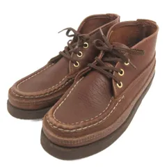 ラッセル モカシン Russell Moccasin スポーティングクレイチャッカブーツ レースアップ レザー 4492 4 茶 ブラウンのサムネイル