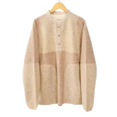 ホワイトマウンテニアリング White Mountaineering 23AW PATCH WORK PULLOVER パッチワーク プルオーバー ヘンリーネック 1 ベージュ WM2373514 ☆AA★のサムネイル