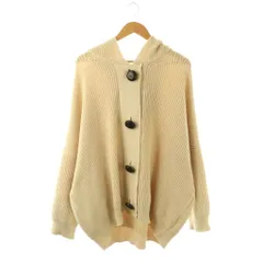 エムエムシックス メゾンマルジェラ MM6 Maison Margiela ケーブルニット フーディカーディガン XS ベージュ S52GP0036 /CX ■OSのサムネイル