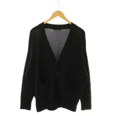 エーピーストゥディオ AP STUDIO アパルトモン 24SS ELS COTTON V/N C/D Vネックカーディガン ニット ブラック /ES ■OSのサムネイル
