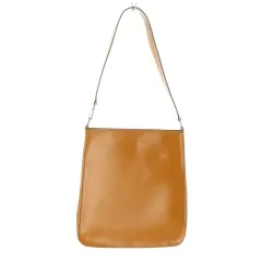 トラサルディ TRUSSARDI COLLEZIONE PELLE ショルダーバッグ レザー 茶 ブラウン 無地 スクエア型 /MN30 ■GY59のサムネイル