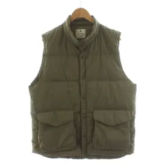 スノーピーク snow peak リサイクル ナイロン リップストップ ダウンベスト Recycled Nylon Down Vest アウター XL カーキ JK-21AU006 /AN45のサムネイル