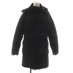 ラコステ LACOSTE 鹿の子地ダウンコート ダウンジャケット ロング 36 紺 ネイビー BF123EL /RRのサムネイル