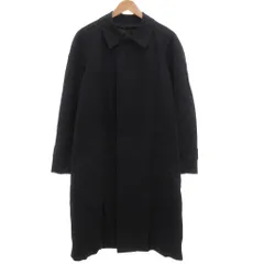 アクアスキュータム AQUASCUTUM ステンカラーコート ライナー付き 40 比翼 ラグランスリーブ ポケット付き ロング マキシ丈 紺 ネイビー /KB ■GY74のサムネイル