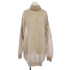 ステラマッカートニー STELLA McCARTNEY ニット セーター 長袖 ロング タートル ベージュ /BMのサムネイル
