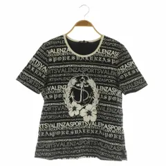 バレンザポースポーツ VALENZA PO SPORTS 総柄Tシャツ 半袖 ラインストーン プリント 40 ブラック /MY ■OS ■ECB001のサムネイル