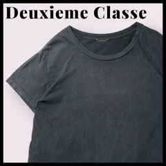 Deuxieme Classe ルーズ Tシャツ 黒 ヴィンテージ加工 ダメージ加工 実寸ユニセックスのLサイズでオーバーサイズ 日本製 コットンのサムネイル