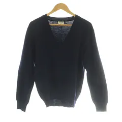 セントジェームス SAINT JAMES フランス軍 ヴィンテージ ミリタリー ニット セーター 長袖 Vネック 184/86/104 紺 ネイビー /SS ■OS ■GY12のサムネイル