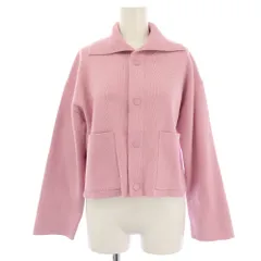 マカフィー MACPHEE トゥモローランド 23SS ソリッドニットショートブルゾン カーディガン 長袖 S ピンク 12-02-32-02206 /HNのサムネイル