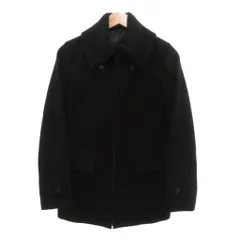 コムサイズム COMME CA ISM ジャケット ウール F 黒 ブラック 長袖 ショールカラー ジッパーフロント /SC ■ECF004のサムネイル