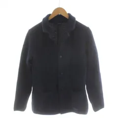 ラルディーニ LARDINI ニットジャケット シングル ウール XS 紺 ネイビー /AN33 ■ECD002のサムネイル