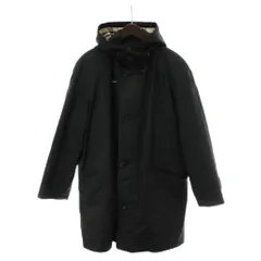 バーバリー ロンドン BURBERRY LONDON コート M 黒 ブラック フード ライナー付き ノバチェック 長袖 ミドル丈 BBN12-122-29 /PPのサムネイル