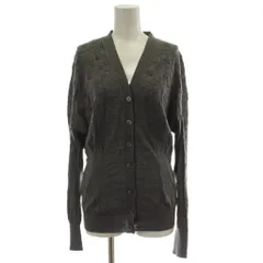 ルイヴィトン LOUIS VUITTON カーディガン M グレー ウール 長袖 Vネック RW082AWNKC19MOK /GG ■GY03のサムネイル