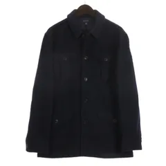 ランズエンド LANDS' END ワーク ジャケット コート ピリング ウール ネイビー L ■ECD001のサムネイル