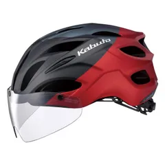 OGK KABUTO オージーケーカブト VITT ヴィット ヘルメット マットブラックレッド Lのサムネイル