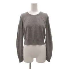 シーバイクロエ SEE BY CHLOE ニット セーター ウール 42 グレー バックリボン 長袖 /NU ■GY06のサムネイル