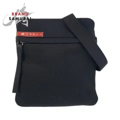 美品 PRADA SPORTS プラダスポーツ ブラック 黒/ネオプレンメッシュ ショルダーバッグ ポシェット レディース 601572【中古】のサムネイル