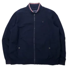 TOMMY HILFIGER シングル ライダースジャケット 2XLT ネイビー ポリエステル ビッグサイズのサムネイル