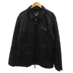 アルマーニ ジーンズ ARMANI JEANS キルティングジャケット ブルゾン 52 中綿 ジップアップ 黒 ブラック /JS ■GY61のサムネイル