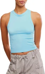 フリーピープル レディース トップス タンクトップ FP Movement Womens Dynamite Tank Bright Blue ブルーのサムネイル