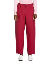 マルニ レディース ボトムス カジュアルパンツ ストレート Marni Elastic Waistraight Leg Pants Lavender ラベンダーのサムネイル