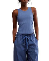 フリーピープル レディース トップス タンクトップ Free People Comeback Tank Top Blue Indigo インディゴのサムネイル