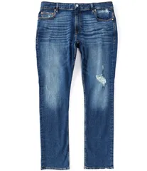 ゲス メンズ ボトムス デニムパンツ スリムフィット ジーンズ Guess Slim Fit Tapered Destructed Detail Jeans Calabasasのサムネイル