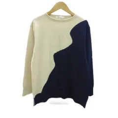 49アベニュー ジュンコシマダ 49AV. junko shimada ニット カットソー ウール 38 マルチカラー ベージュ ラウンドネック 長袖 /HO34 ■ECE004のサムネイル