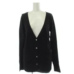 トミーガール tommy girl カーディガン M 黒 長袖 無地 Vネック /GG ■ECB004のサムネイル