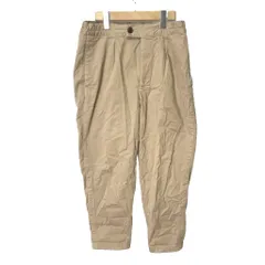 バブアー Barbour チノパンツ タック テーパード S ベージュのサムネイル