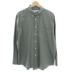 ジャーナルスタンダード トライセクト JOURNAL STANDARD TRISECT 20AW トーマスメイソン THOMAS MASON ザ ファット シャツ The FAT Shirt ボタンダウン 長袖 S 緑 グリーン 20050640002030のサムネイル
