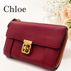 Chloe クロエ レザー L字ファスナー 長財布 ボルドーのサムネイル