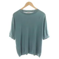 マッキントッシュフィロソフィー MACKINTOSH PHILOSOPHY 18Gコットン天竺 クルーネックニットTシャツ カットソー 半袖 42 緑 グリーン H1N72-358-27 /AN45のサムネイル