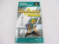  中古品 ゲーム スーパーファミコン ソフト ゼルダの伝説 神々のトライフォース 箱・説付きのサムネイル