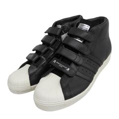 未使用品▲adidas mastermind JAPAN アディダス マスターマインドジャパン G95179 レザー スニーカー ブラック 28.5cm メンズ 箱付き