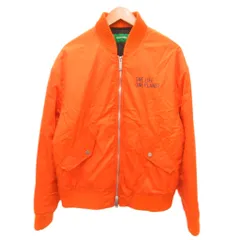 ディースクエアード DSQUARED2 22AW Insulated bomber jacket MA-1 ジャンパー 中綿ブルゾン ワッペン ジップアップ 48 オレンジ S74AM0300 /JS ■GY19のサムネイル
