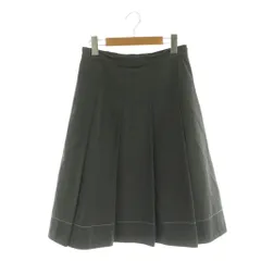 プラダ PRADA タックスカート フレア ロング コットン 40 グレー /MY ■OS ■GY06のサムネイル