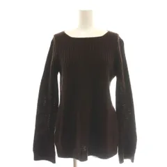ヨウジヤマモト YOHJI YAMAMOTO ニット セーター 長袖 M ブラウン FP-K15-916 /DF ■GY18のサムネイル