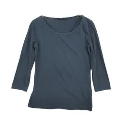 MAX MARA マックスマーラ WEEKEND ウィークエンド カットソー フィット ストレッチ 七分袖 ボートネック トップス ネイビー M レディース 【中古】のサムネイル
