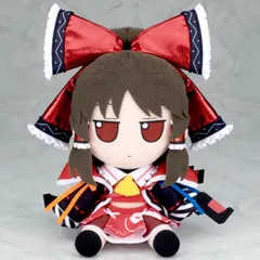 即納 缶バッチ付！ 東方 ぬいぐるみ 106 博麗霊夢 ふもふもれいむ。 新品 特典缶バッジ付属 博麗霊夢 ぬいぐるみ 東方 ぬいぐるみシリーズ