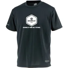grande(グランデ) BIGヘキサゴンプリントプレミアムTシャツ フットサル 半袖Tシャツ (gfph22006-0901)、BLK/WHTのサムネイル