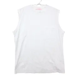 BORDERS at BALCONY ボーダーズアットバルコニー カットソー ノースリーブ クルーネック トップス ホワイト 36【S】 レディース 【中古】のサムネイル