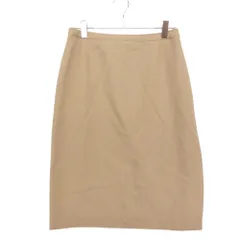 ARMANI COLLEZIONI アルマーニコレッツォーニ スカート ウール サイドスリット タイト 膝丈 ハーフ ボトムス ベージュ 40【M】 レディース 【中古】のサムネイル